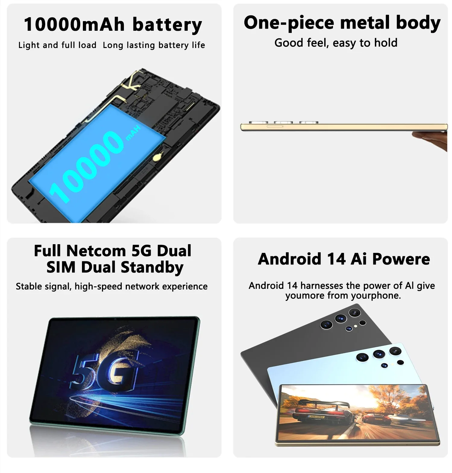 جديد Mi Pad S25 Pro 10.1 بوصة Snapdragon 8Gen2 Global 16Gb + 1024Gb 10000Mah 5g Dual Sim Wifi Hd شاشة كاملة أندرويد 14 جهاز كمبيوتر لوحي #8