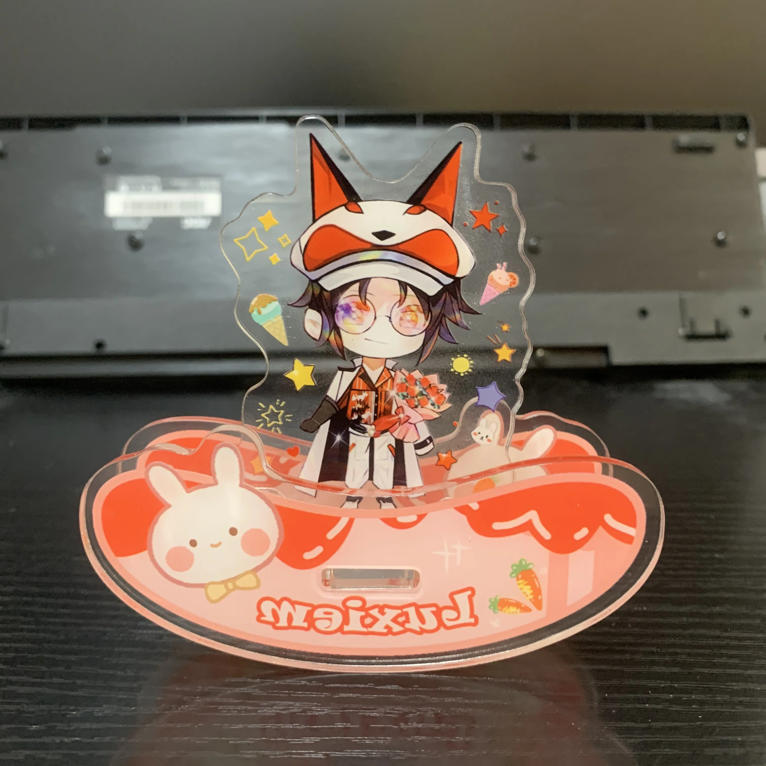 10CM Anime Nijisanji Rainbow Society Vtuber Figures MYSTA Vox LUCA SHU IKE Cosplay Acrylic Stand Model Desktop Decoration Toys