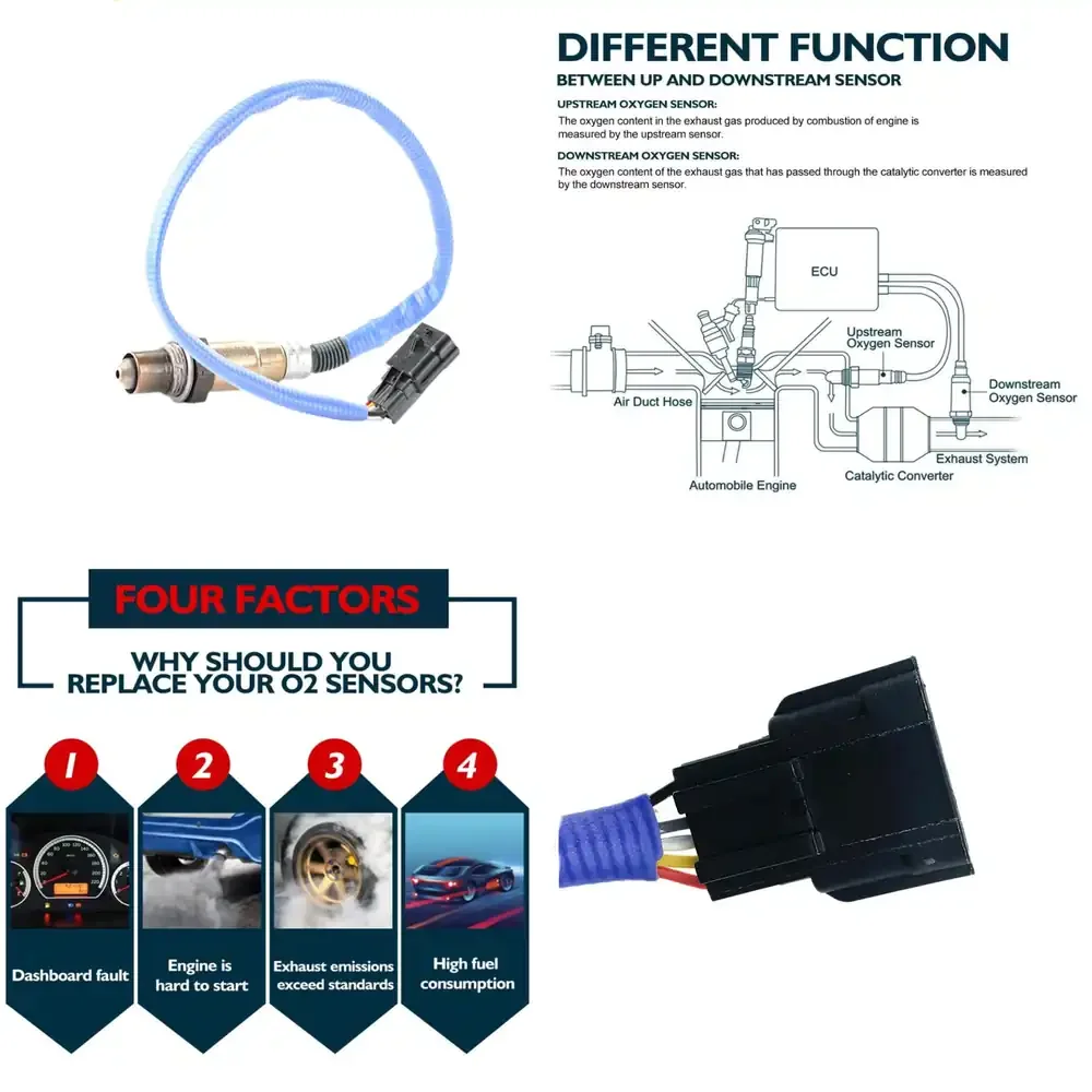 

Датчик кислорода (лямбда-зонд) для Nissan 2269300Q0B 22693-00Q0B 22690-00Q2C 2269000Q, автозапчасть, датчик контроля выбросов, датчик O2
