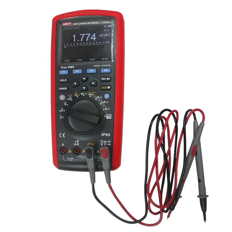 Originele UT181A True RMS Datalogging Digitale Multimeter DC AC 1000 V 60000 Telt Geavanceerde Multi Tester