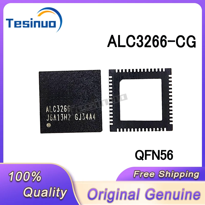 1/PCS New Original ALC3266-CG ALC3266 QFN56 Sound card chip In Stock