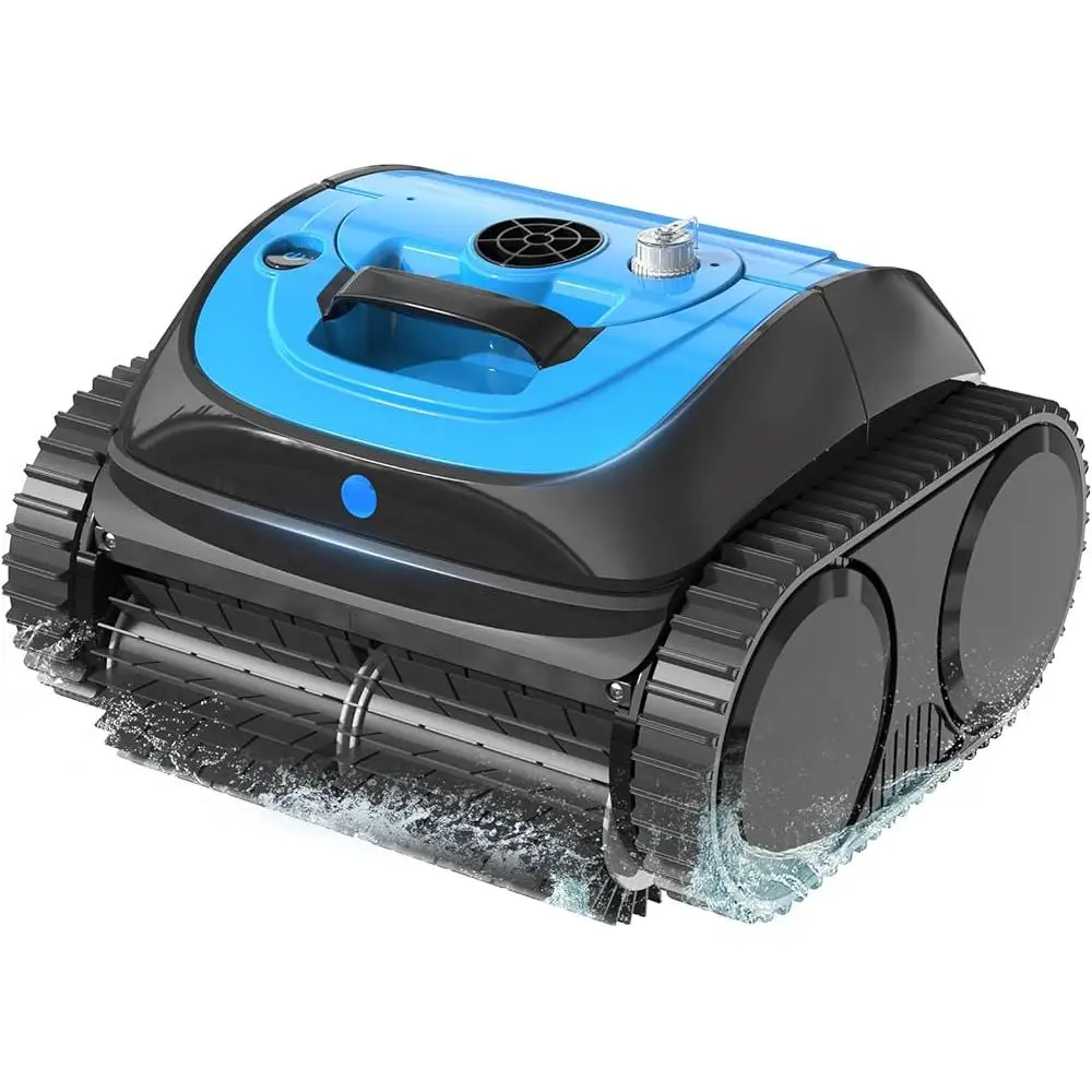 Cordless Robotic Pool Vacuum Cleaner Inground Pools Wall Waterline Cleaning Intelligent Route Planning 150min Runtime Super