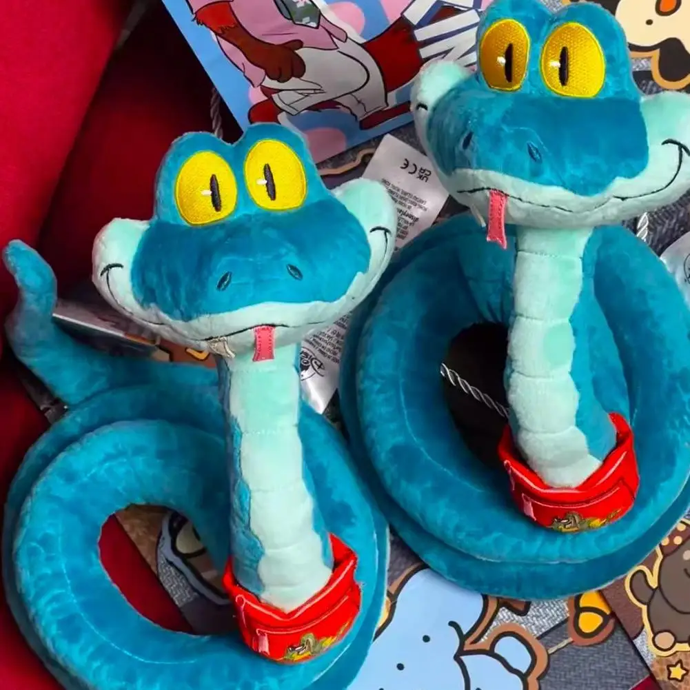 게리 더 스네이크 봉제 인형 귀여운 만화 캐릭터 주토피아 2 신규 캐릭터 블루 게리 더 스네이크 봉제 인형 생일 선물