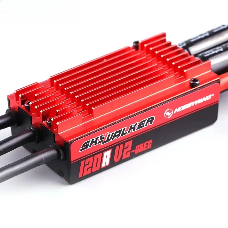 VoidFly 1pcs new Hobbywing SkyWalker 120A V2 UBEC Brushless ESC with Backpropulsion Electric Adjustment For RC Aircraft Model