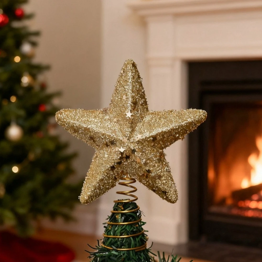 

Christmas Tree Decoration Stars White Lights Room Decor LED Shining Lamp Xmas Festival for Home New Year Christmas Gift Supplies