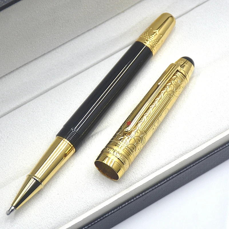 luxury Black 145 elephant MB Ballpoint pen / Roller ball pen business office stationery brand Ink Fountain pens