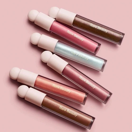 Imagen 2 del producto Belleza rara luz positiva luminizante brillo de labios brillo lápiz labial resaltar colorete maquillaje rubor ojos contorno de cara piel