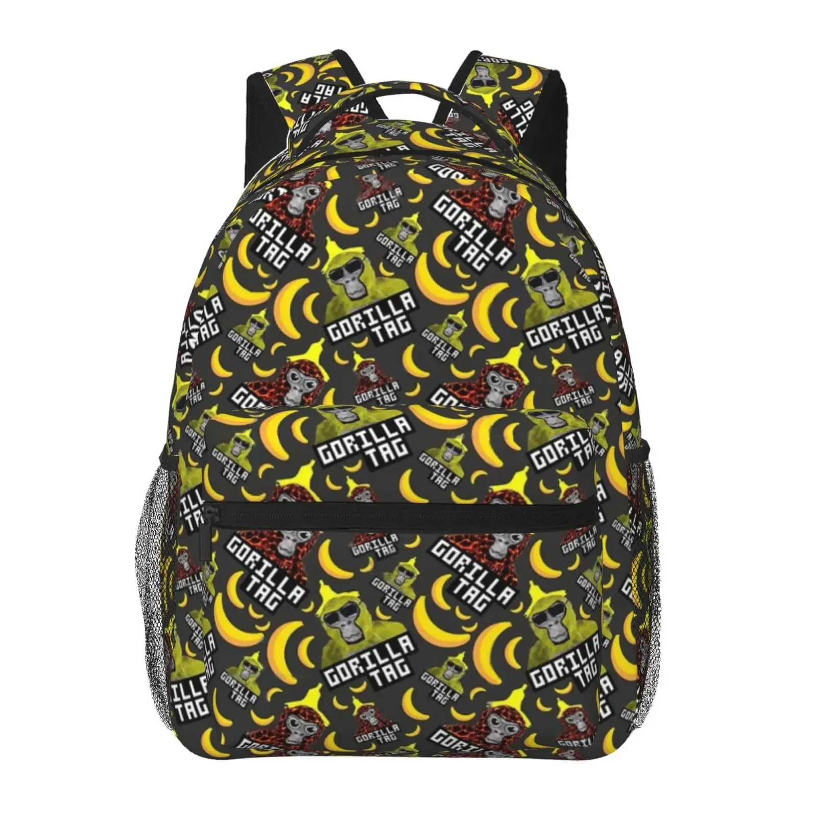 Crianças menino gorila tag mochila bolsa de ombro jovens homens anime mochila de viagem portátil saco de armazenamento