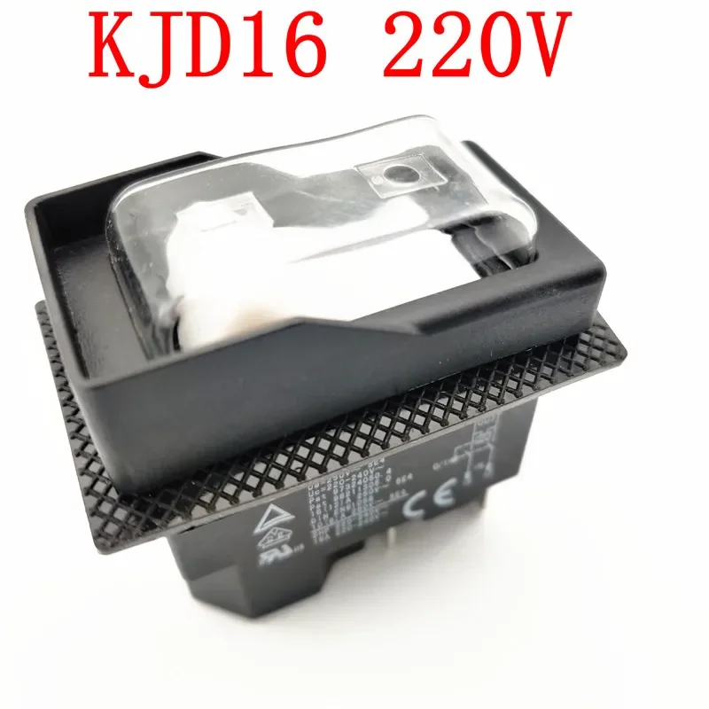 2pcs Electric Power Tool KJD16 220V 120V 4 Pin Electromagnetic Push Button Switch