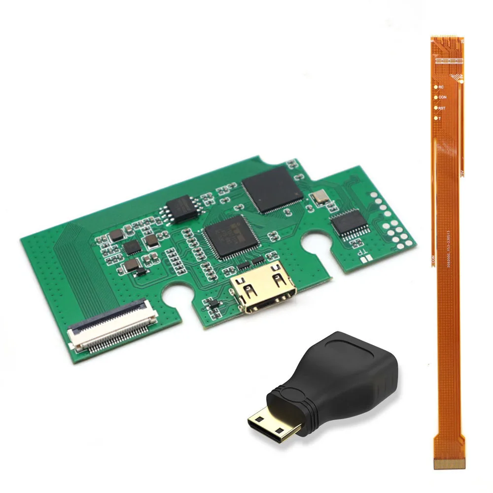 N64 고화질 게임 비디오 PCB 모드용 디지털 HDMI TV 키트 OSD 메뉴 8색 모델