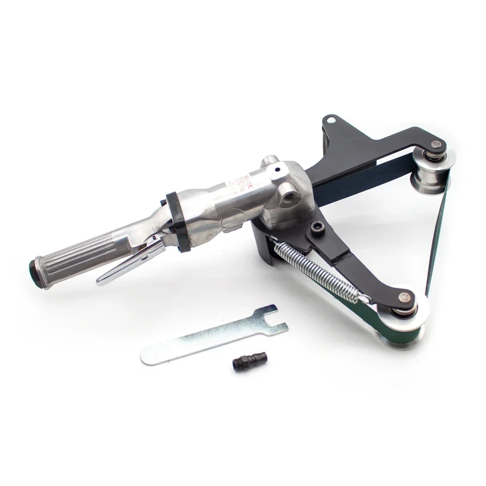 

Pneumatic Belt Sander Round Tube Drawing Polishing Machine Stainless Steel Drawbench 40x760MM 4500RPM 1/4 Inch Y