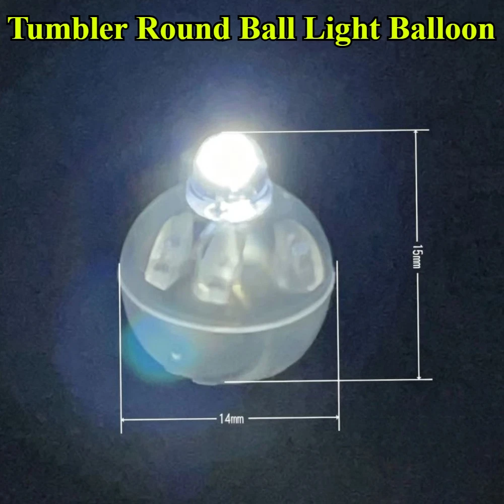 30/50Pcs/lot Tumbler Round Ball Light Balloon LED Flash Luminous Lamps Lantern Light For Wedding Party Birthday Decor