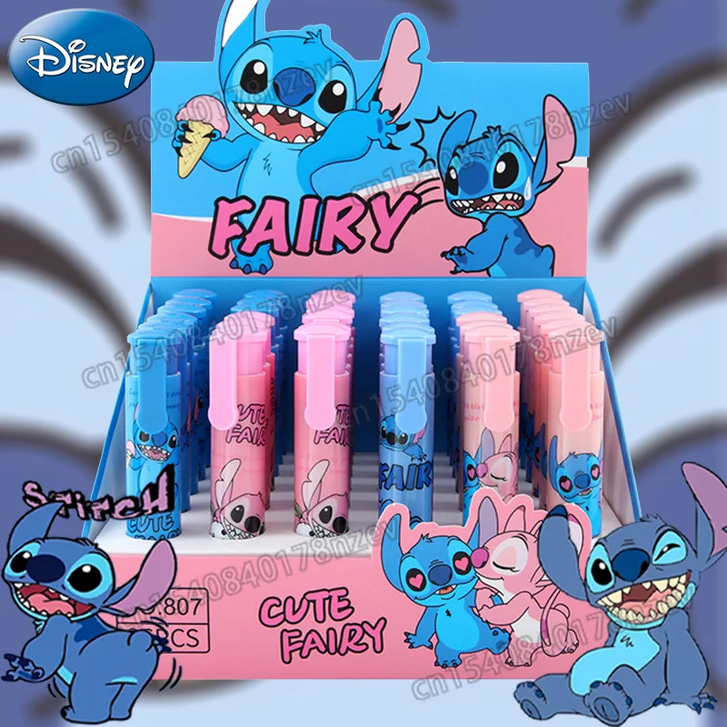 

1set Disney Stitch Eraser Cartoon Cute Stitch for Pupil Creativity Modeling Stationery Pencil Erasers School Supplies Wholesale