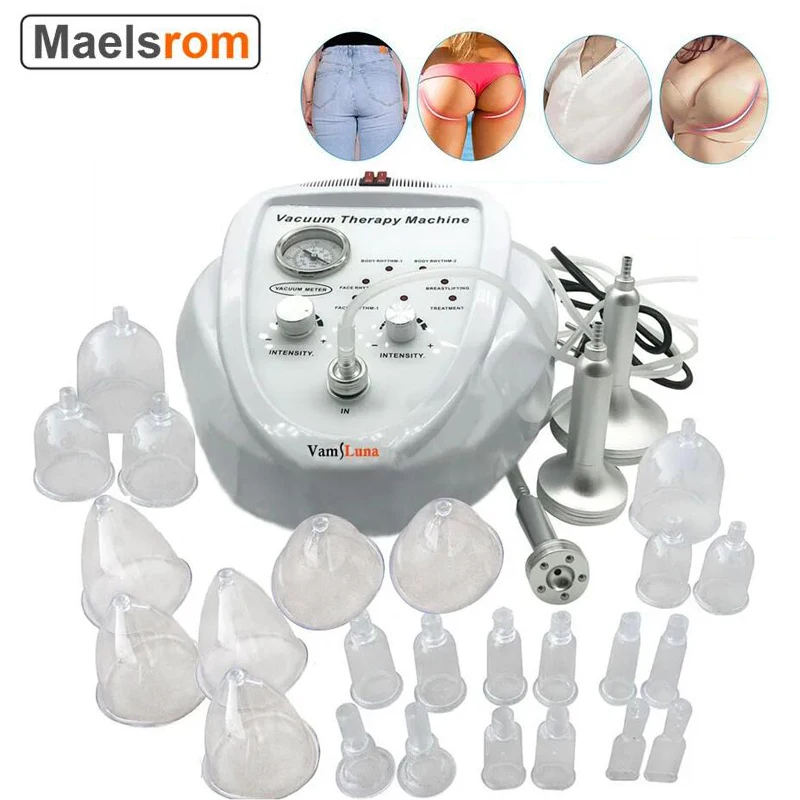 

Vacuum Therapy Machine Breast Buttock Enlargement Vacuum Suction Cupping Hip Enhancer Machine Breast Pump Buttocks Lifter Cup