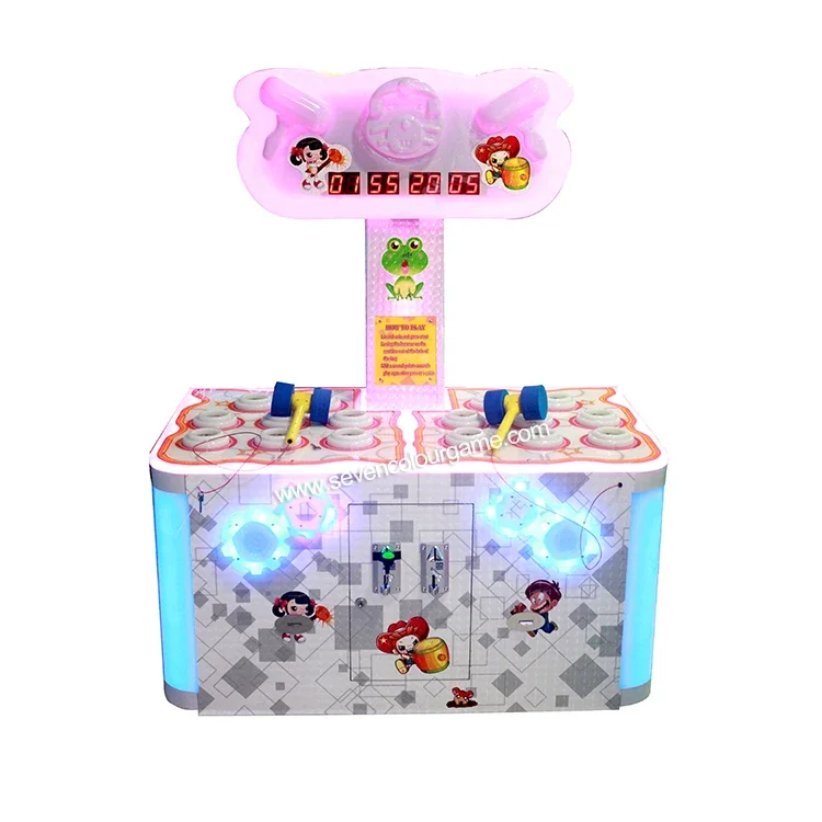 indoor coin operated luxury whack-a-mole  arcade games for kids