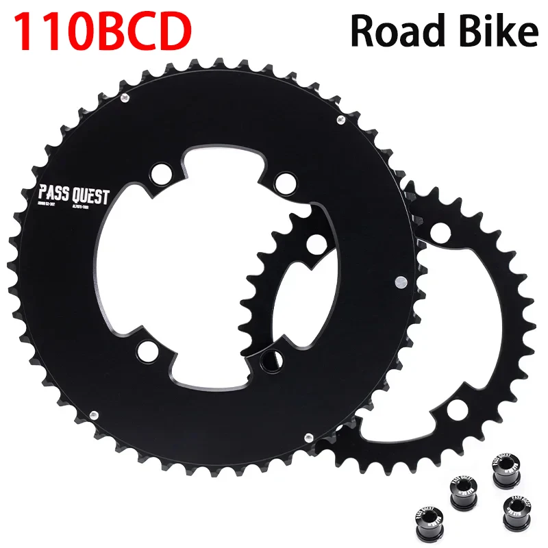 

110BCD Chainring Double Chainring Road Bike 46/33T 48/35T 50/34T 52/36T 53/39T 54/40T chainring for Shimano 105 R9000