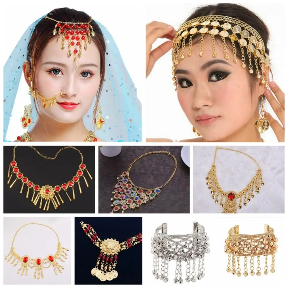 

Head Accessories Diamond Sequin Jewelry Sequins Bohemian Diamond Hairband Indian Dance Bead Belly Dance Costumes Tribal