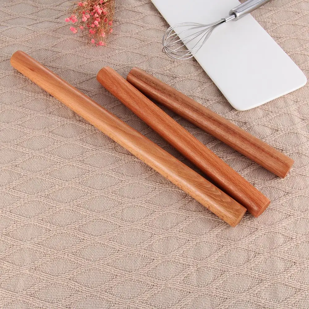 Wooden Rolling Pin Fondant Cake Decoration Dough Roller Cooking Pastry Baking Tool Kitchen Accessories