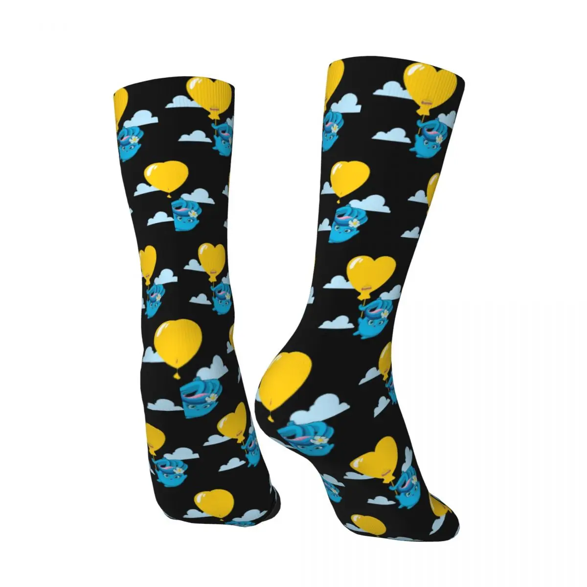 جميع المواسم Sunny Bunnies Socks Harajuku Crew Socks جوارب غير رسمية للرجال والنساء هدايا عيد الميلاد