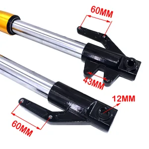 630 mm vorne invertiertes Gabel 45 mm/45 mm Schock mit Schockschutzabdeckung für chinesisches Apollo Dirt Pit Bike CRF KLX 8 Hauptverkäufe CRF mit umgekehrter Suspension - №6