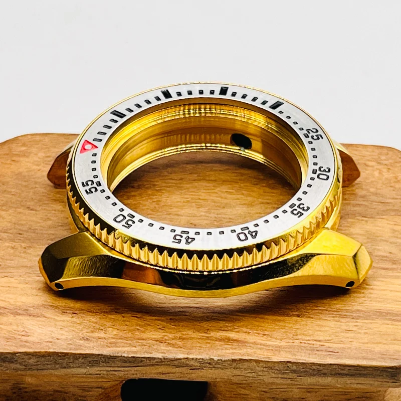 Сапфировое стекло, Золотое искусственное стекло NH35 подходит для часов Seiko SPB185 SPB187 для часов NH35 NH36, прозрачная задняя крышка для мужских дайвингов 20 атм