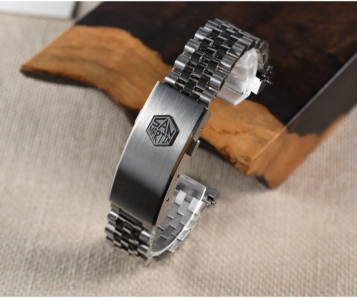 ステンレススチール リンクブレスレット 約20mm幅 Amazon | [MiLTAT] 20mm メタル時計バンド ステンレススチール ANGUS