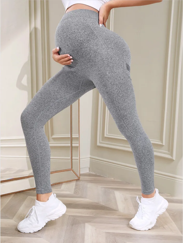 New Yoga Trousers for Pregnant Women  Elastic High Waist Abdomen-supporting Quick-drying Leggings