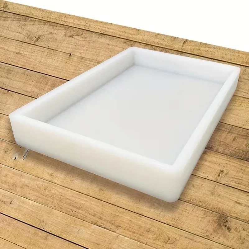 

Reusable Large Rectangular Silicone Mold Set for DIY Homemade Table Resin Pallet Wood & Coffee Table Casting Molds