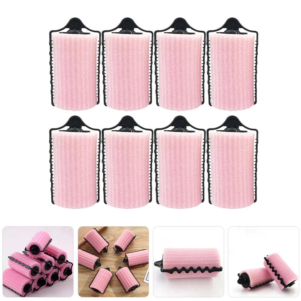 

8 Pcs 8pcs Sponge Products Net Perm Kit Short Hair Men Sleeping Rollers Small Women's