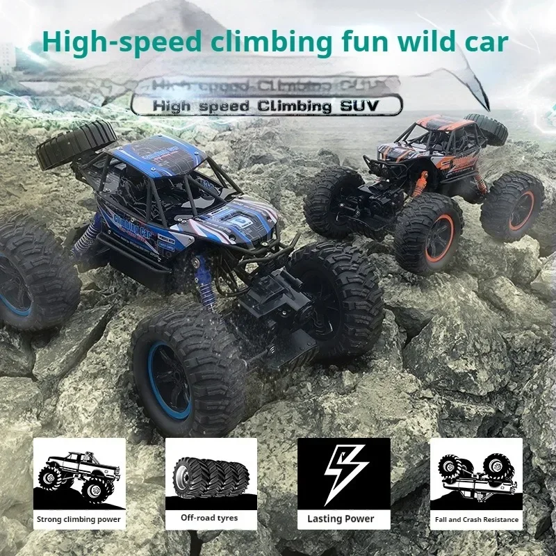 perfect gift set:1:14 alloy bigfoot 4x4 rc car,2.4G remote control car,climbing off-road rc drift car,electric car for kids toys