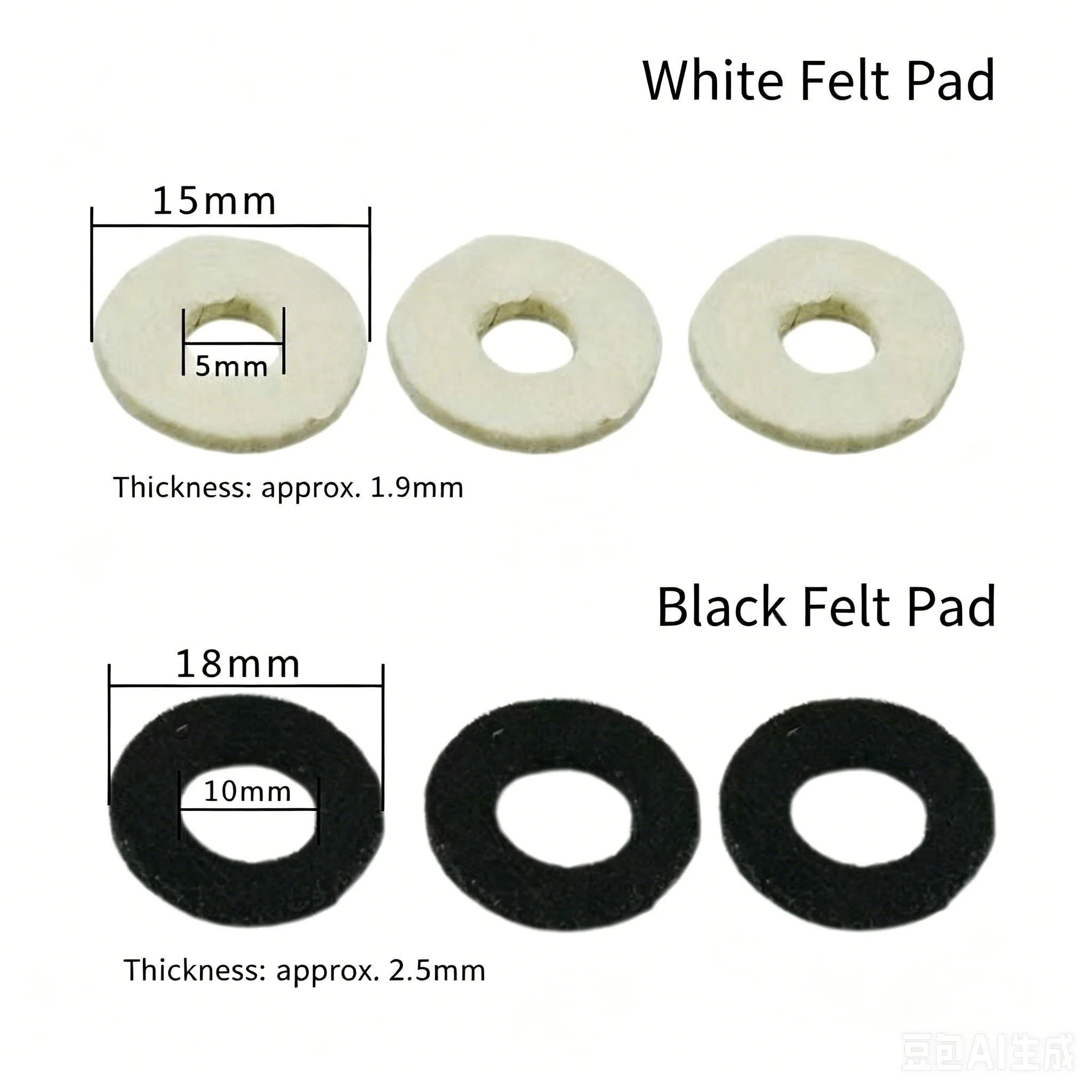 Bb Trumpet Accessories, Gold‑Plated Repair Parts, Valve Top Cap, Valve Bottom Cap, Connecting Rod, Water Key