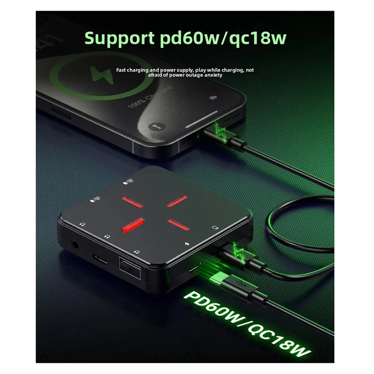 

2025 New- Mobile Game Keyboard for Force Mouse Controller Converter for Native Games for for Android for IOS