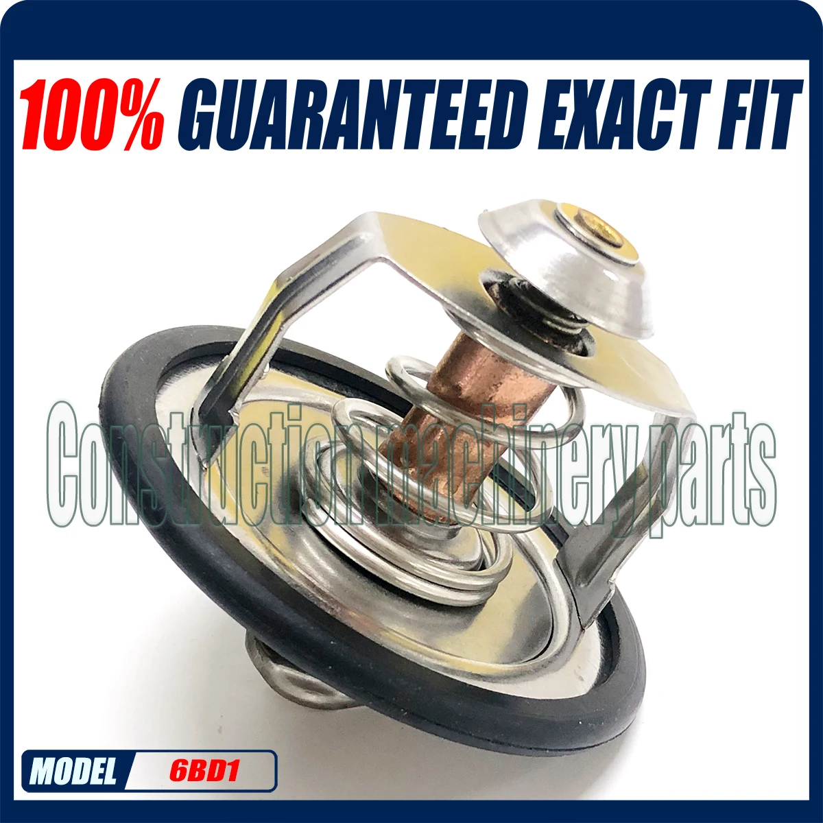 6BD1 82℃ New Thermostat For Isuzu Hitachi 1-13700-70-0 Engine