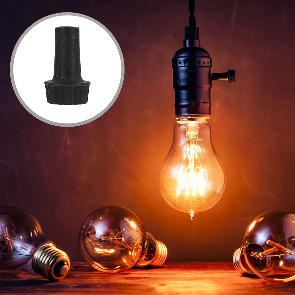 

50pcs Knob Black Plastic Replacement On Off Switch Knobs Replacement Lamp Turn Switch Knobs Light Accessories Dimmable H Lamp
