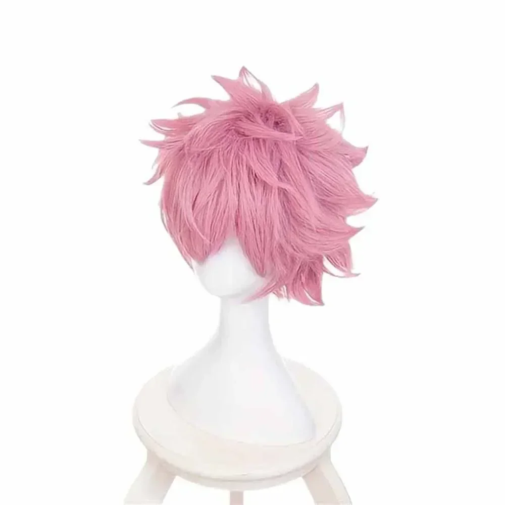 Anime My Hero Academia Ashido Mina Pink Cosplay Synthetic Wigs Heat Resistant Hair Role Play Wigs - view 4