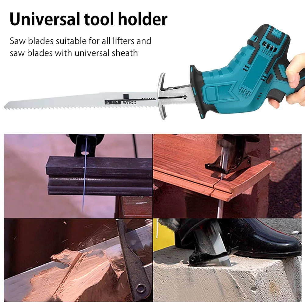 [NEWA08R】 10Pcs Handsaw Multi Saw Blade Reciprocating Saw Blades Saber Saw For Cutting Wood Metal PVC Tube Power Tools Accessori