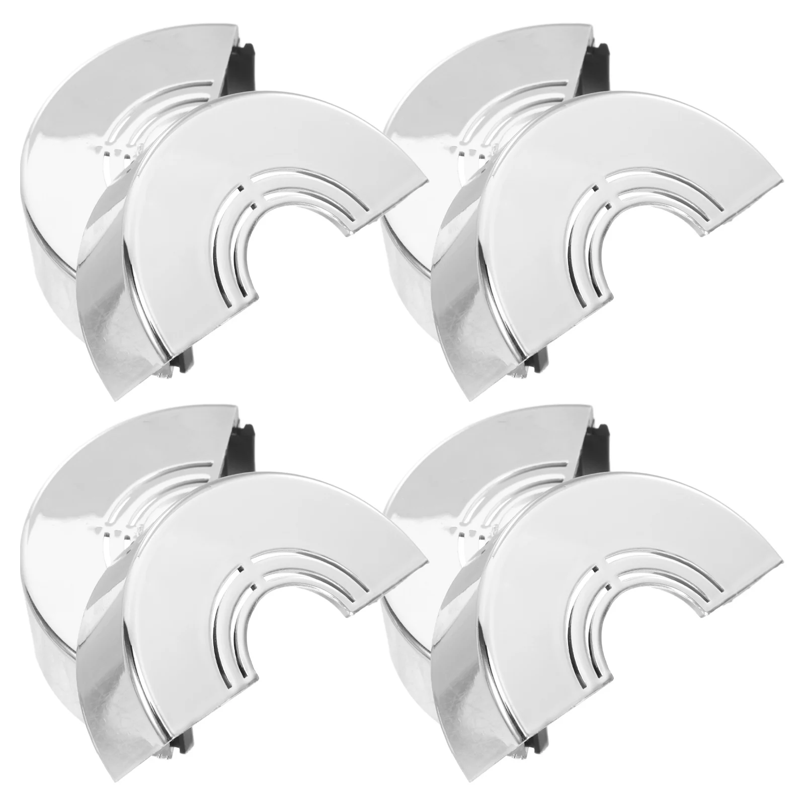 

4pcs Faucet Covers 2cm Hole ABS Shower Flange Plate Non Disassembly Bathroom Sink Accessories Hidden Valve Cover