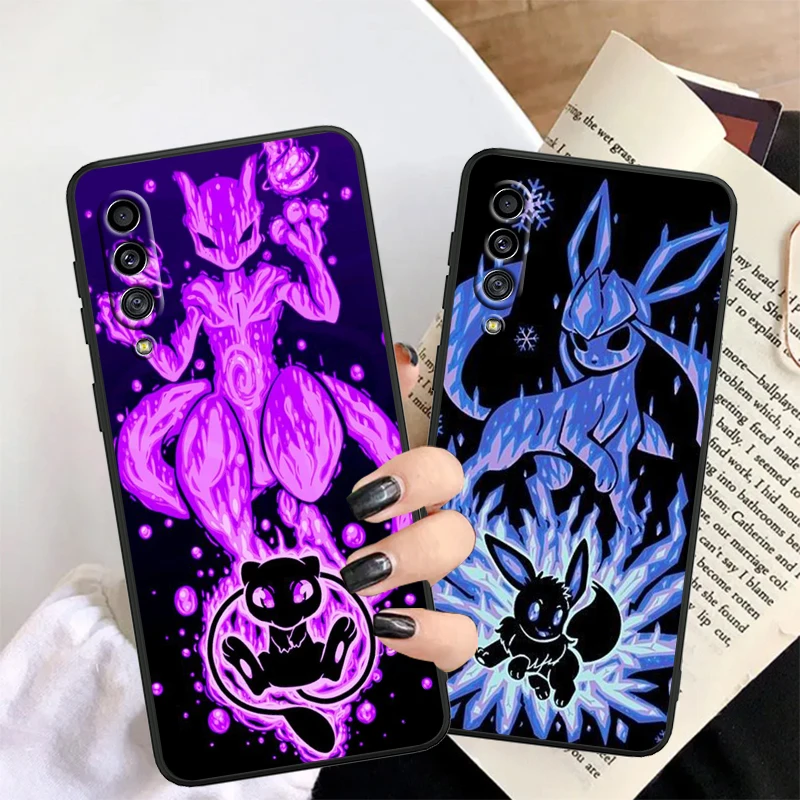 P-Pokemons Cartoon S-Squirtles For Samsung A53 A52 A33 A32 A51 A71 A21S A13 A73 A50 A22 A23 A03 A72 A54 A12 5G Black Cover