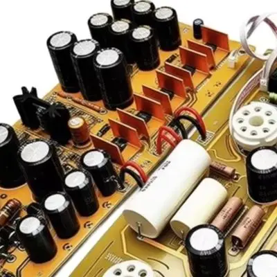 For HiFi 6SN7 Tube Preamp Kit with Integrated Power Supply Board 4 Audio Inputs Compact Size 160x230mm and 100x230mm