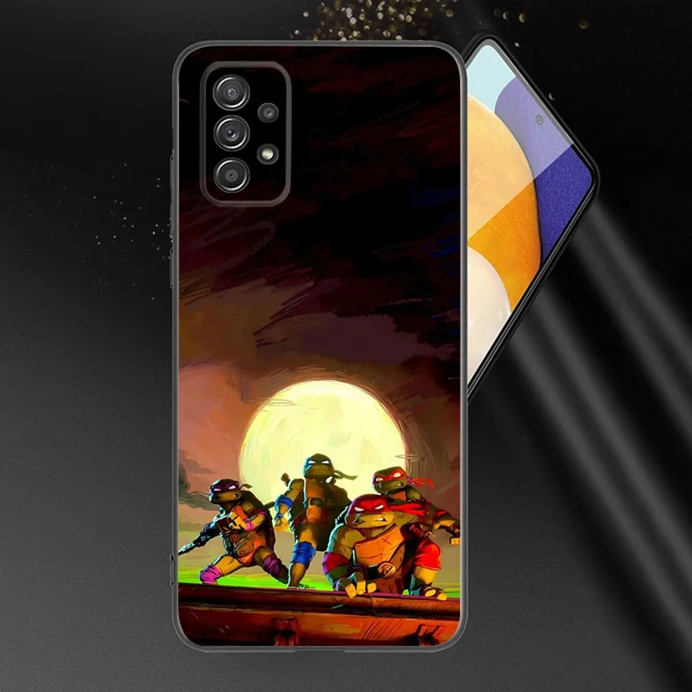 T-Teenage-Mutant N-Ninja-Turtles Phone Case For Samsung Galaxy A13,A21s,A22,A31,A32,A52,A53,A71,A80,A91 Soft Black Phone Cover