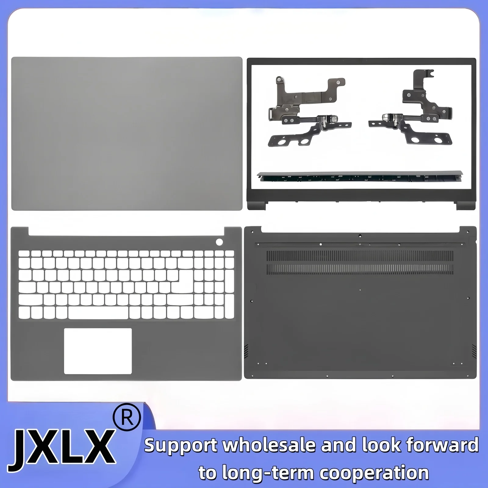 

JXLX® New FOR Lenovo ThinkBook 15 IIL IML 2020 Laptop LCD Back Cover Top Case/LCD Bezel/Palmrest Cover/Bottom Base Cover