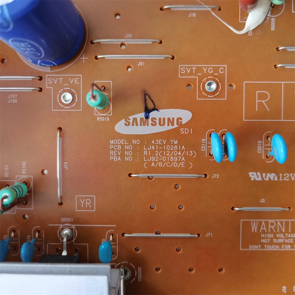 Y สำหรับ Samsung PS43E400U1R Plasma TV หน้าจอ S43SD-YB01 Y-Board 43EV YM LJ92-01897A LJ41-10281A