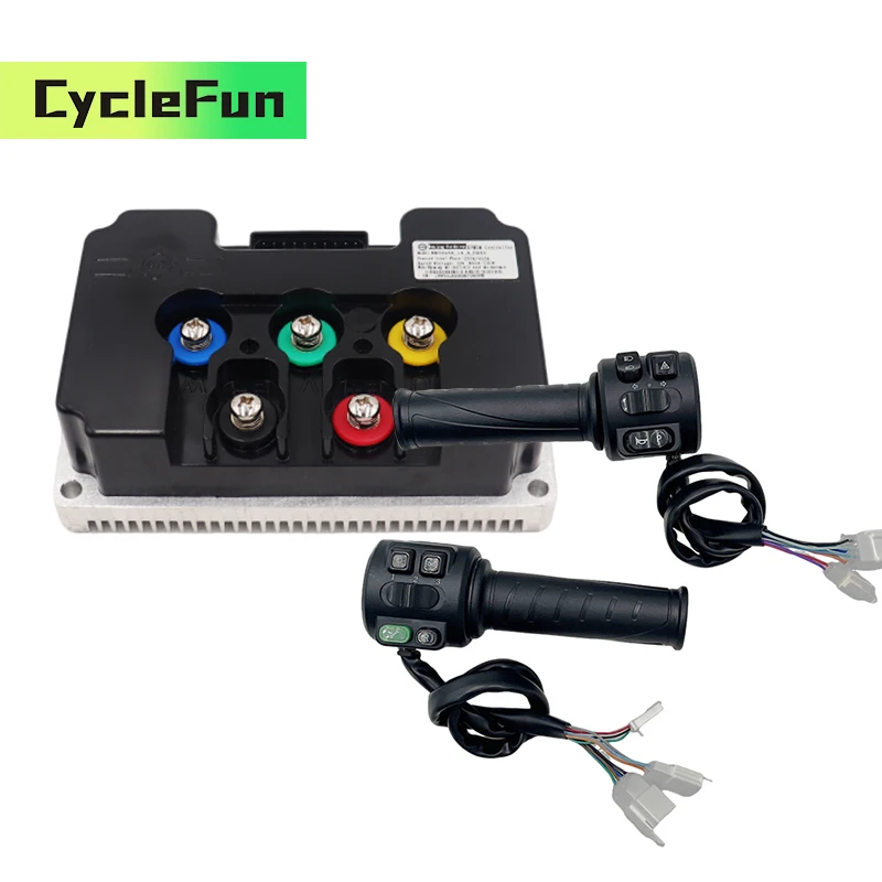 

Fardriver ND72450 Programmable Sine Wave Controller Kit With T08 Throttle For Electric Motorcycle Dirt Bike Scooter Accessories