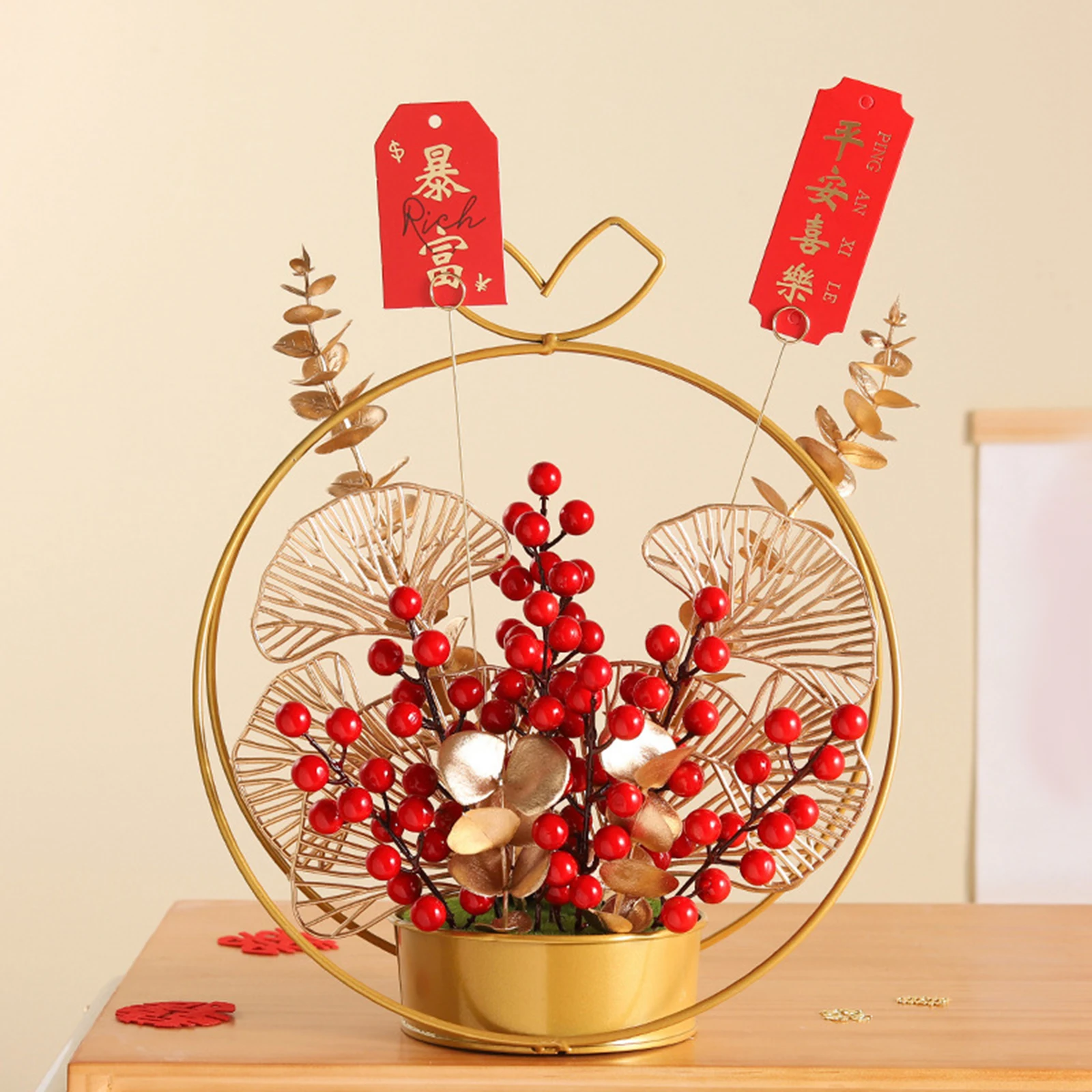 Flower Basket Ornament Decoration Photo Props Festival Fall Harvest Artificial Flower For Living Room Table Centerpiece