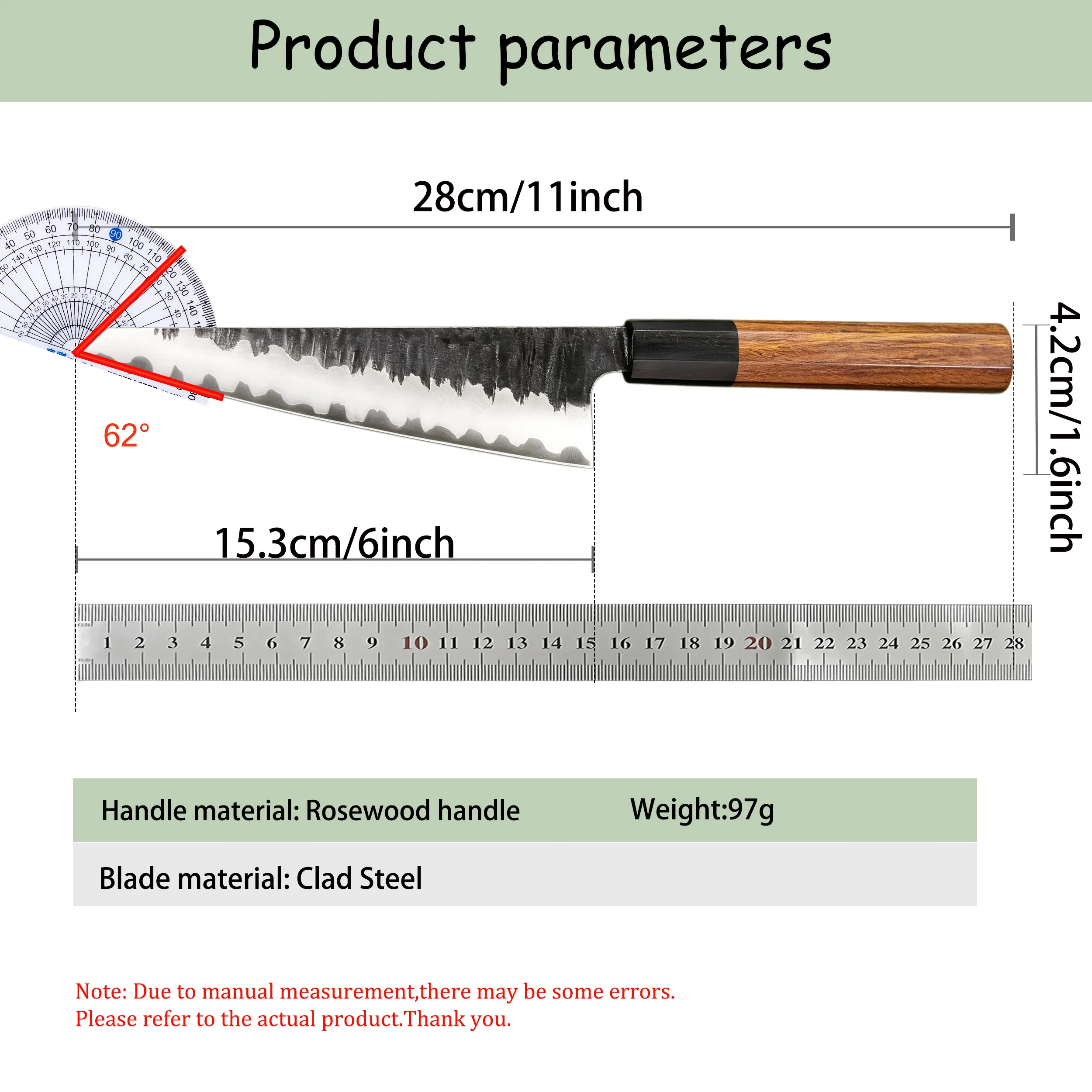 High Quality Japanese Kiritsuke Knife Chef Knife Vegetables Fruit Cutting Slicing Knives Kitchen Essentials Kitchen Stuff Tools