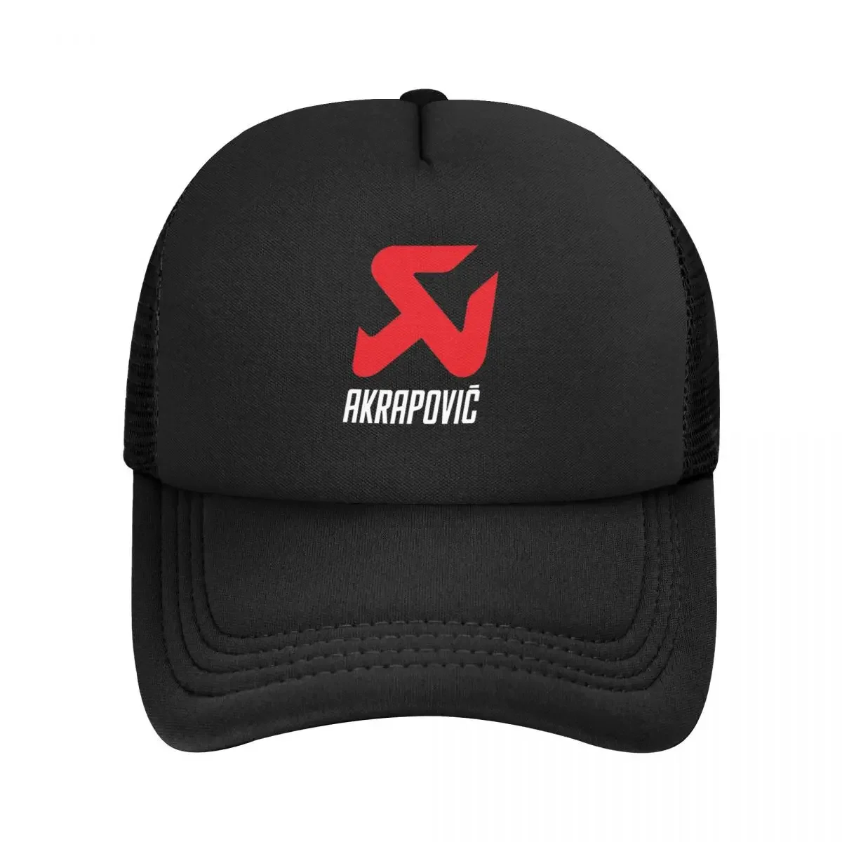 Men Women Akrapovics Trucker Hat Fashion Mesh Baseball Caps Snapback Cap AKS Motorcycle Exhaust Hat Breathable Sports Cap Summer