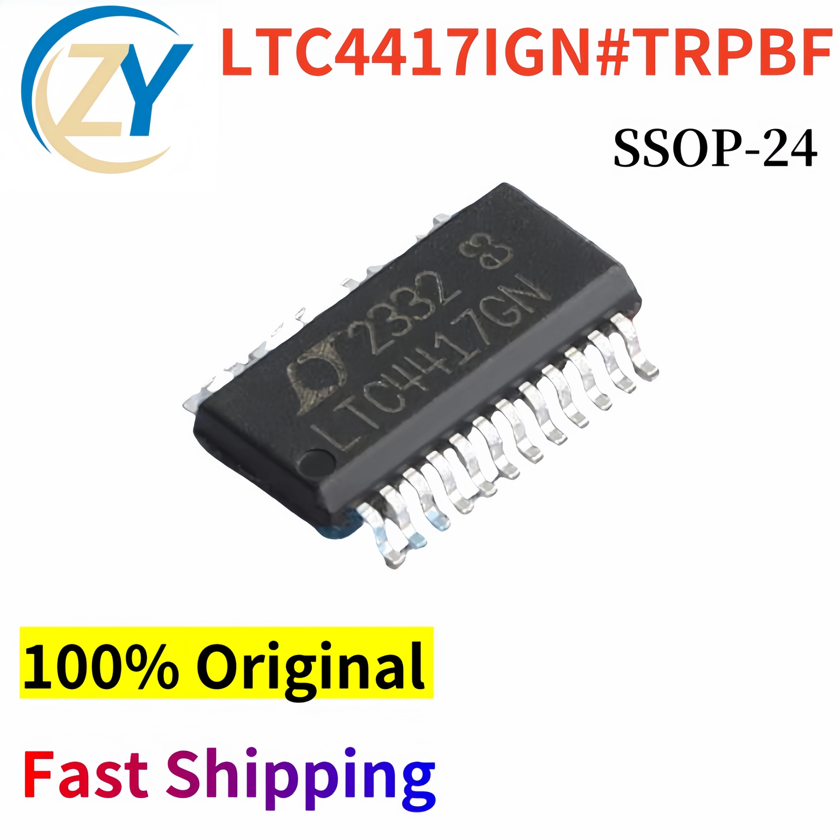 

LTC4417IGN PMICs LTC4417IGN#TRPBF SSOP-24 LTC4417 2.5V to 36V 100% Original & In Stock
