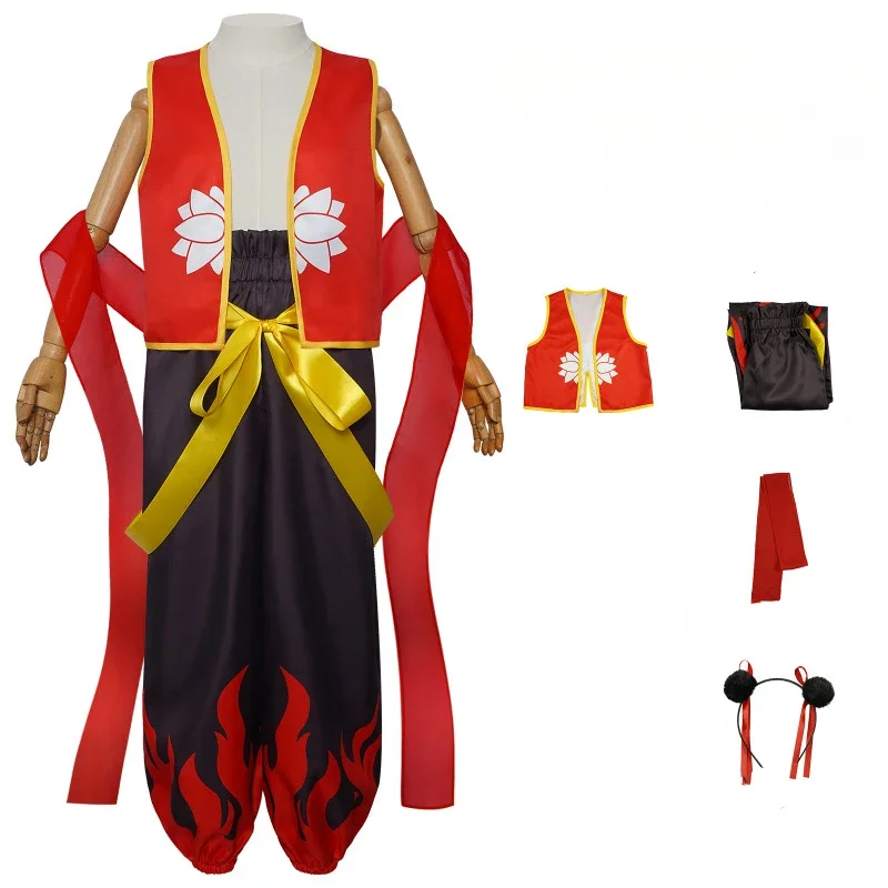 2025 جديد Nezha demon enfants itinérant mer Nezha COS كوسبلاي Nezha ensemble كاملة لعب الأطفال زي دي كوسبلاي