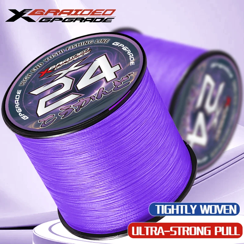 Nouvelle ligne de pêche tressée en PE ygk g-soul X24 Strands 300/500/1000M, ligne de pêche multifilament ultra-lisse, ligne de pêche à la carpe super lisse