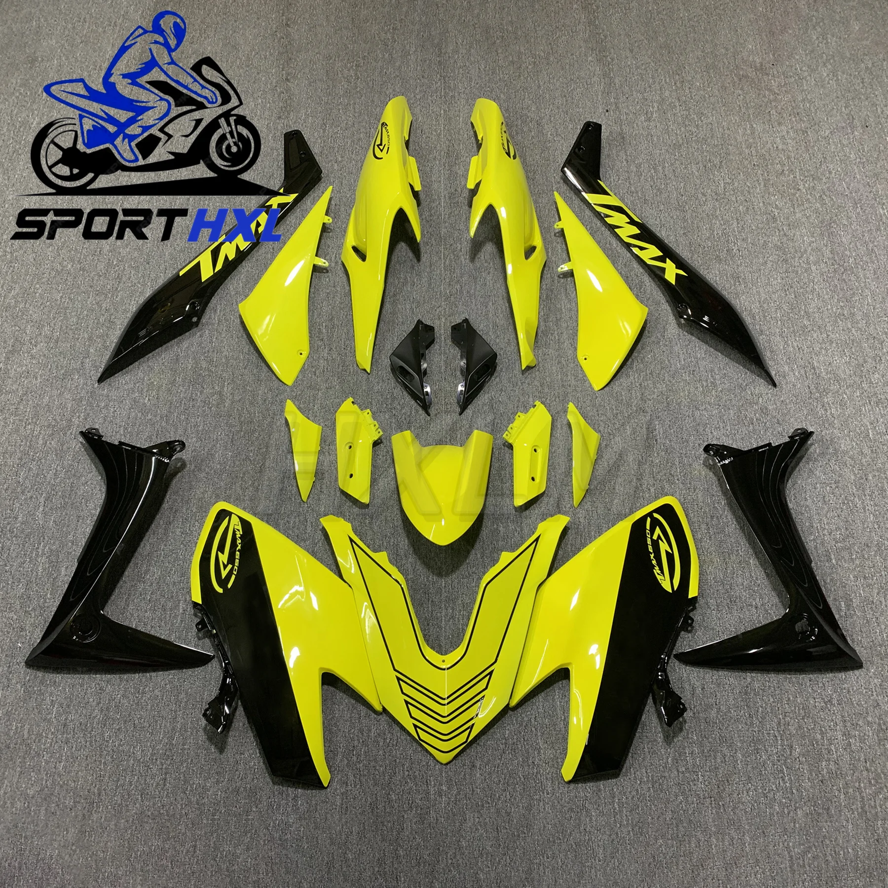 

For Carénages de moto TMAX560 cadre de moulage par Injection peint Kit de carrosserie en plastique ABS adapté à YAMAHA T-MAX 20
